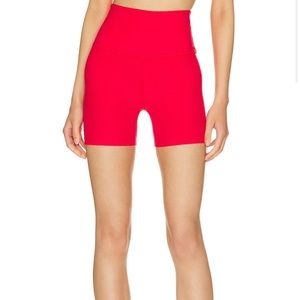 Beyond Yoga red bike shorts